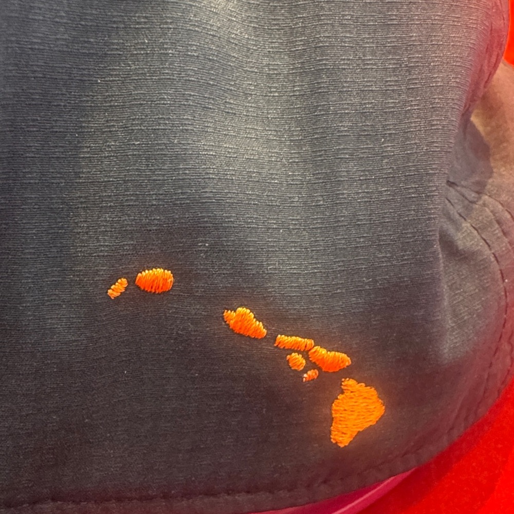 Mauna Kea Black Cap with Orange Logo - Picture 5 of 9
